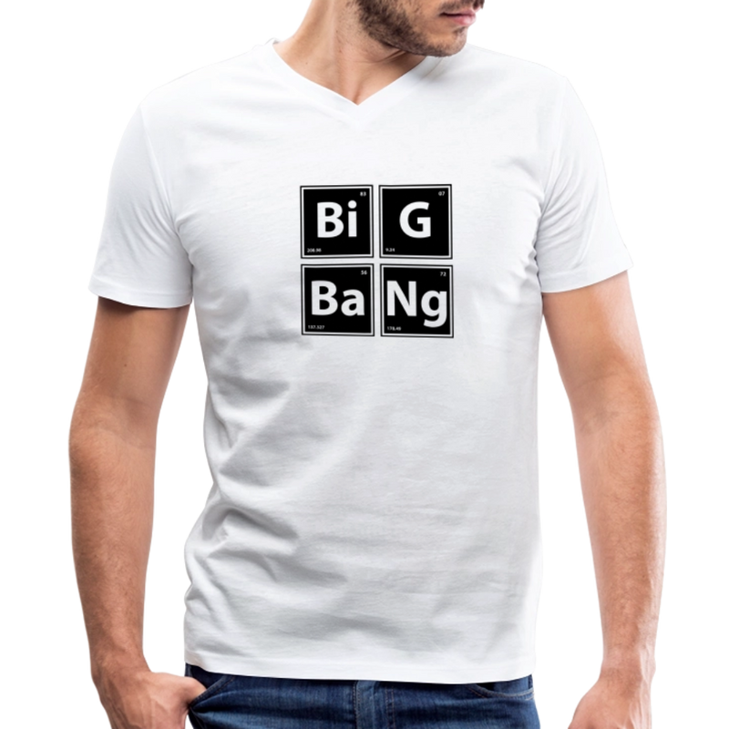 Men's V-Neck T-Shirt - white