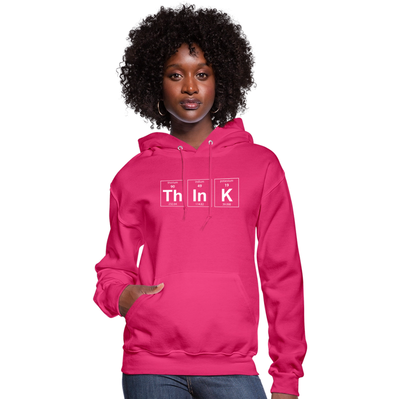 "Think" - Women's Hoodie - fuchsia
