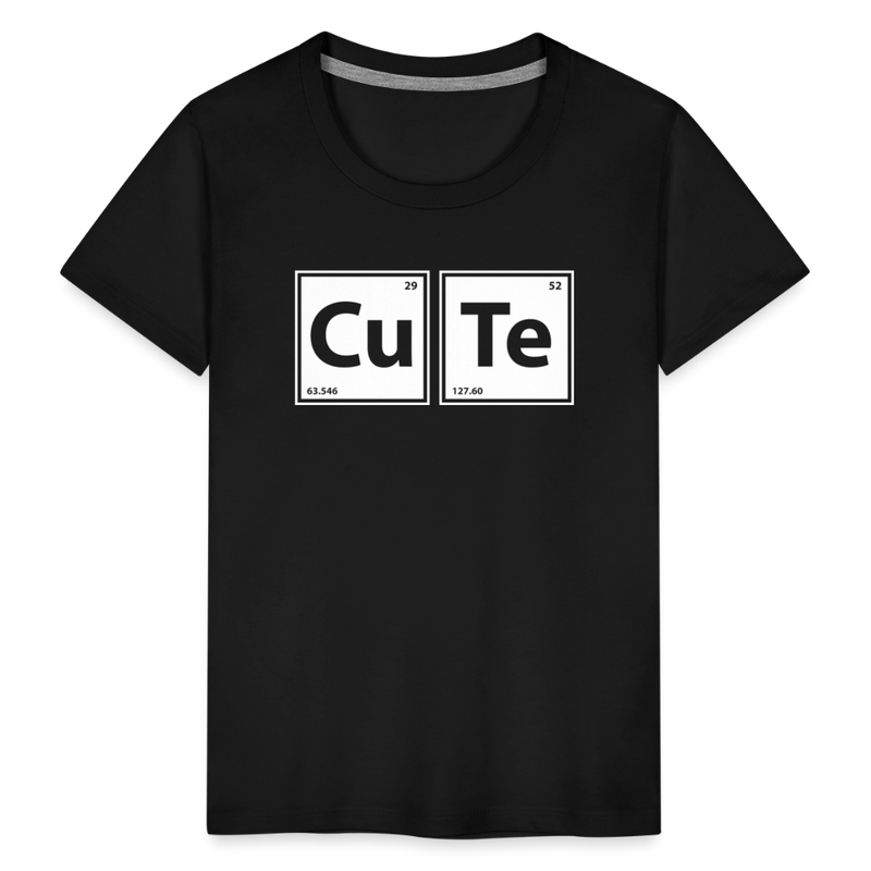 "CUTE" - Toddler Premium T-Shirt - black