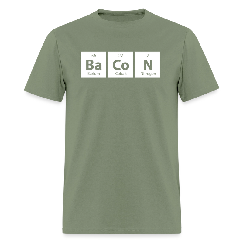 "BACON" - Funny Quotes - Men's T-Shirt | GILDAN 5000 - military green