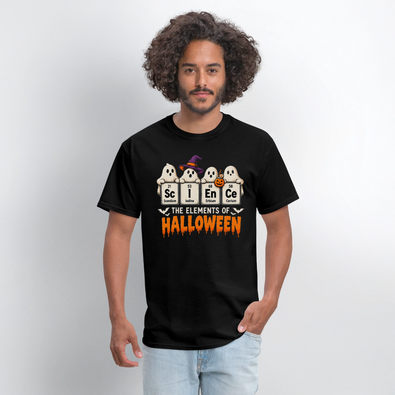 Elements of Halloween Men's T-Shirt - black