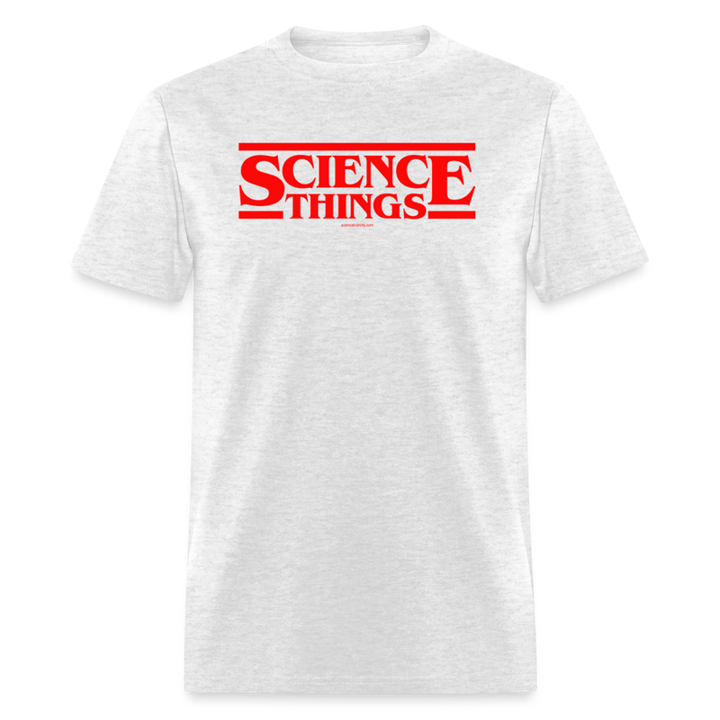Science Things Halloween Men's T-Shirt - light heather gray
