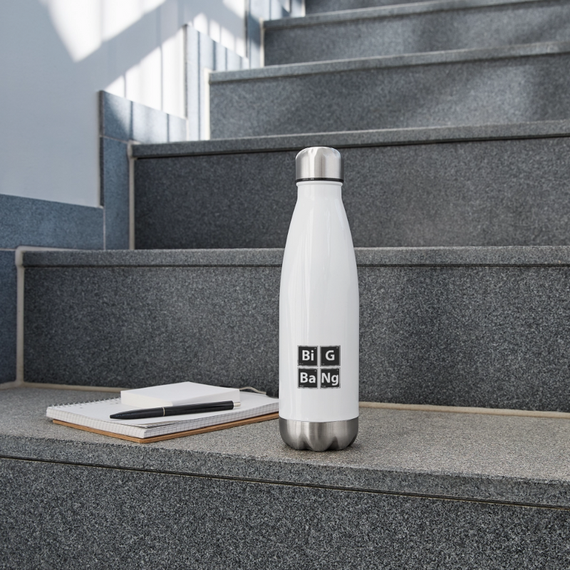 Insulated Stainless Steel Water Bottle - white