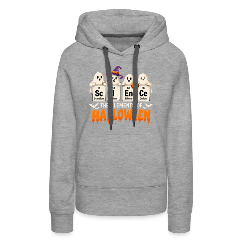 Elements of Halloween Women’s Premium Hoodie - heather grey