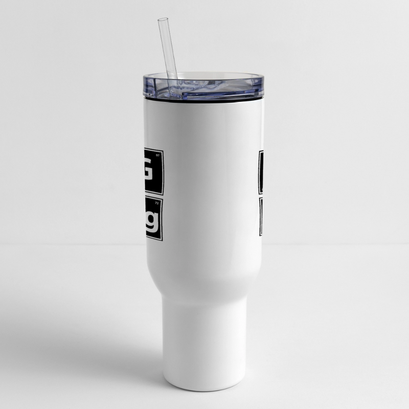 40 oz Travel Tumbler - white