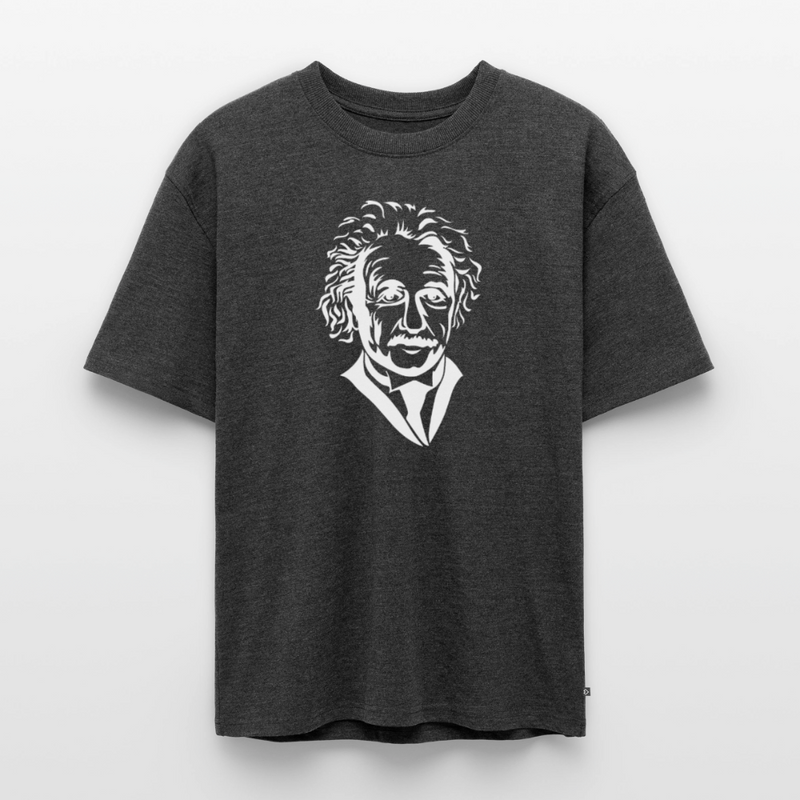 Unisex Oversized Organic T-Shirt - heather anthracite