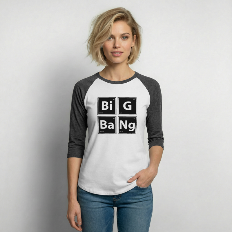 Baseball T-Shirt - white/charcoal