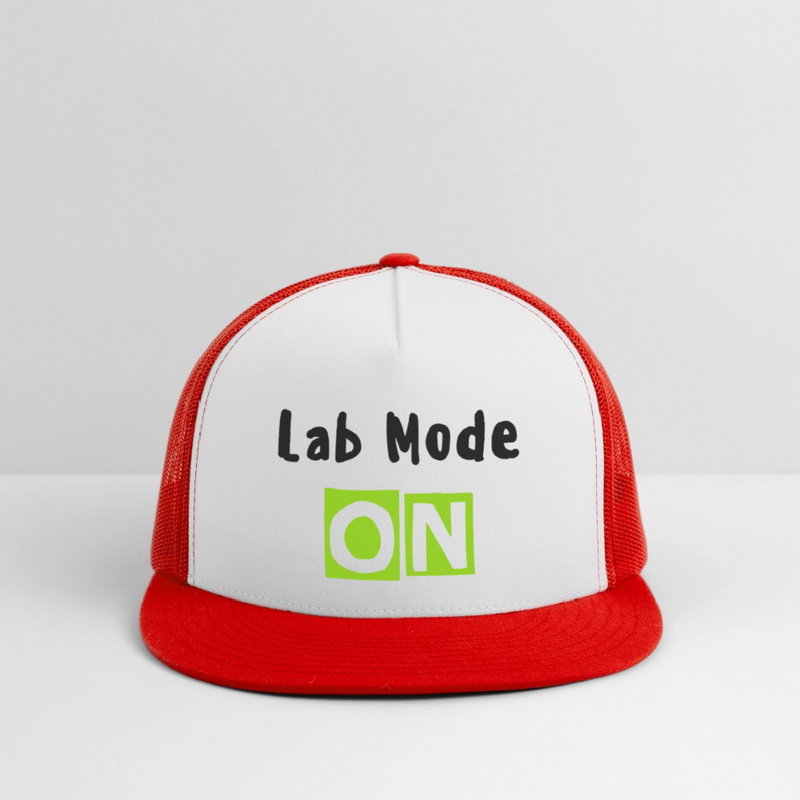 Trucker Hat - white/red