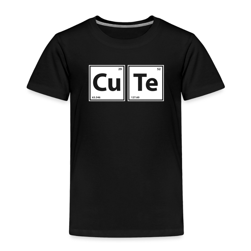 "CUTE" - Toddler Premium T-Shirt - black