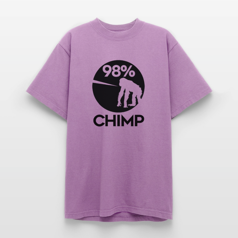 Heavyweight Washed Unisex T-Shirt - lilac