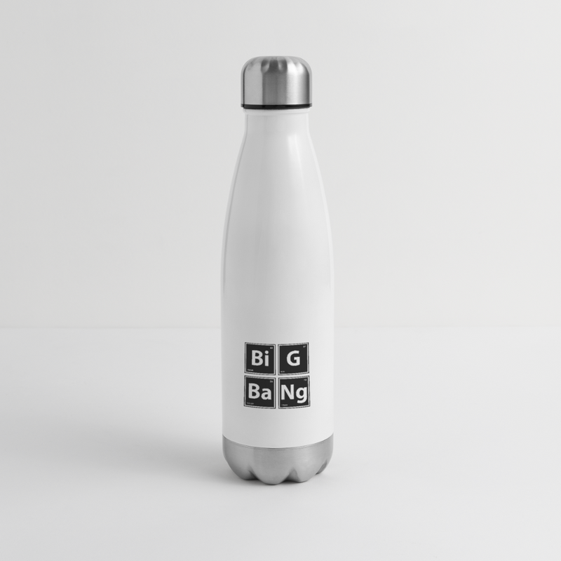 Insulated Stainless Steel Water Bottle - white