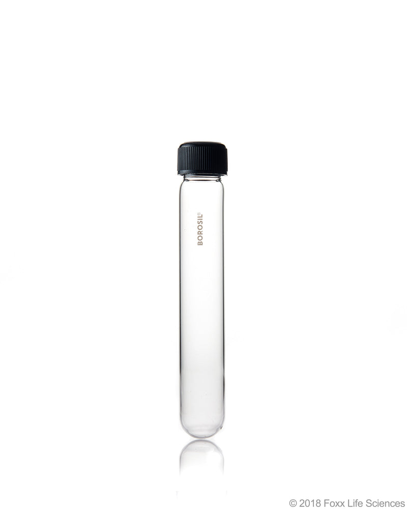 Borosil Borosilicate Culture Tubes with PP Cap 100/CS - LabShopNow.com