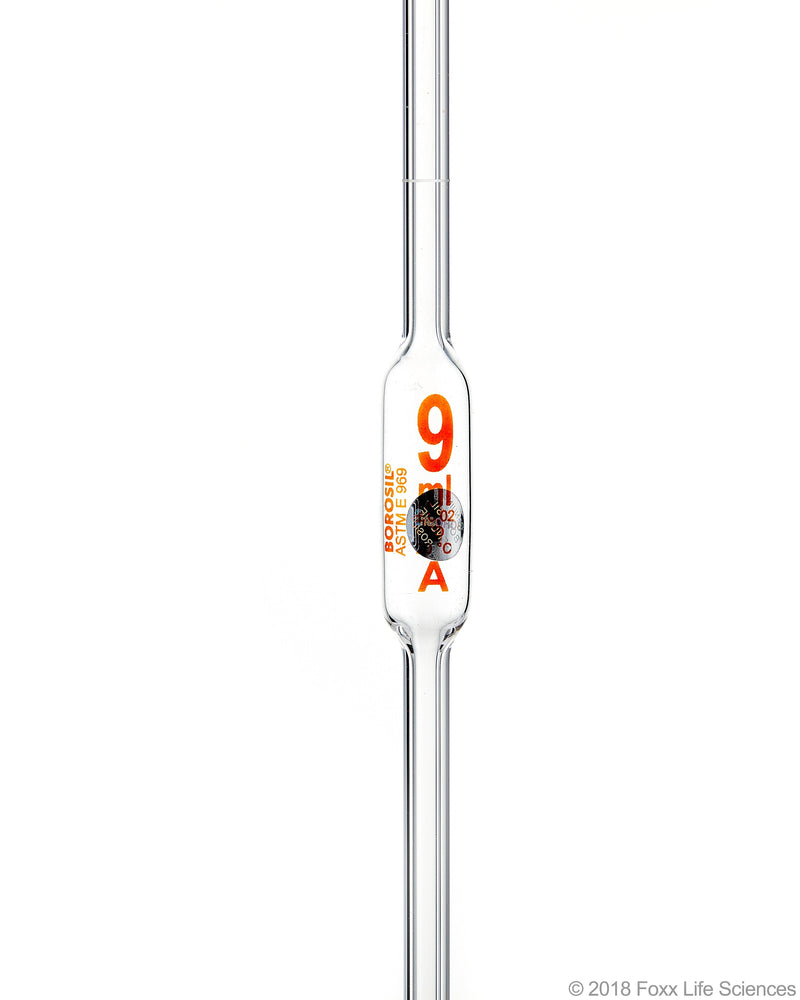 Borosil Class A Volumetric Pipettes, Batch Certificate - LabShopNow.com
