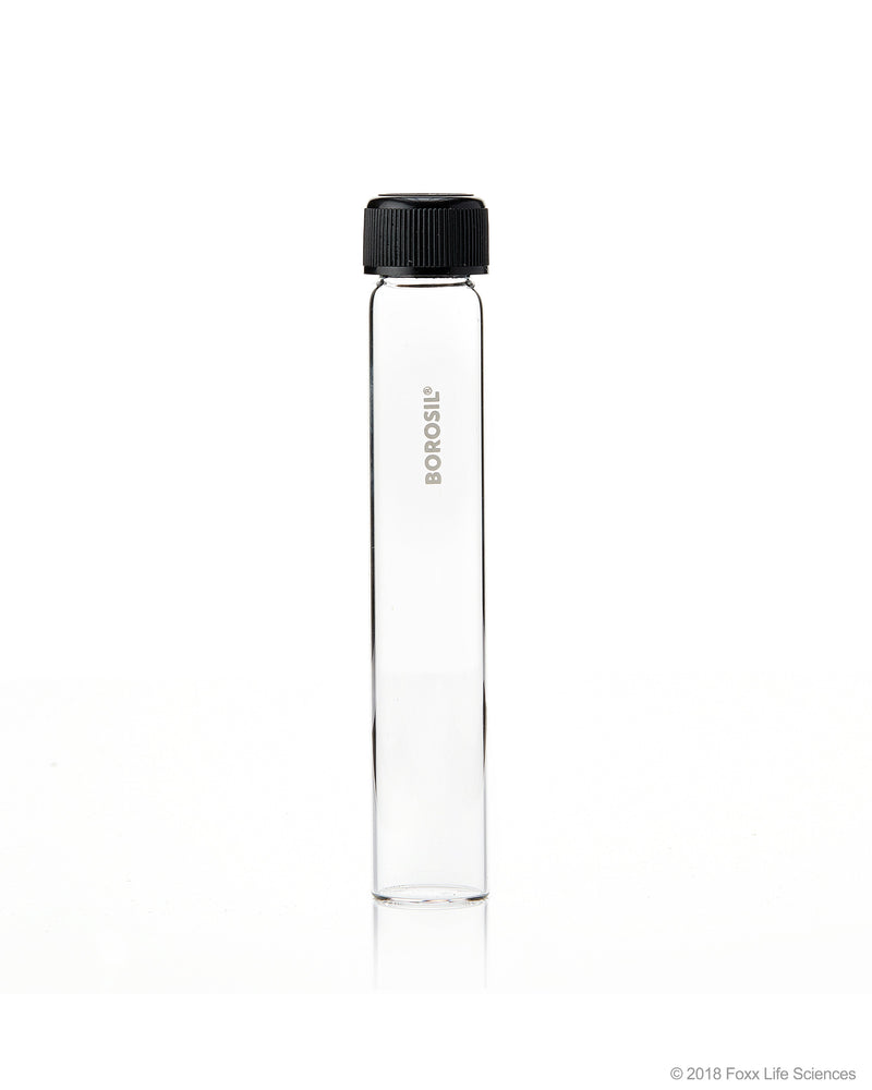 Borosil Borosilicate Culture Tubes with PP Cap 100/CS - LabShopNow.com