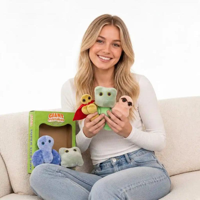 Super Sick Day - GIANTmicrobes® Plush Toy Gift Box