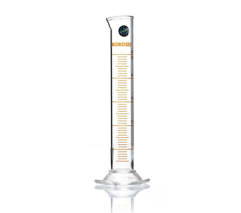 Borosil Graduated Measuring Cylinders, Hexagonal Base - LabShopNow.com