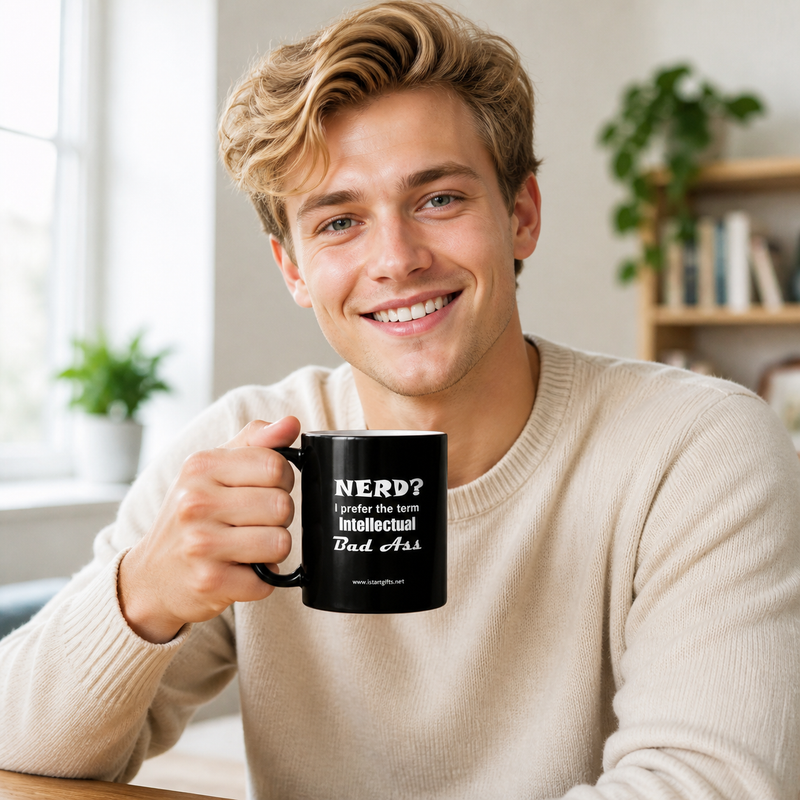 "Nerd? I Prefer the term Intellectual Bad Ass" - Mug