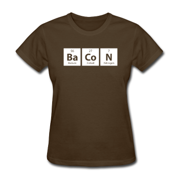 "BaCoN" - Women's T-Shirt brown / S - LabRatGifts - 1