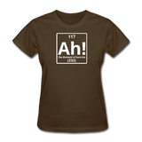 "Ah! The Element of Surprise" - Women's T-Shirt brown / S - LabRatGifts - 3