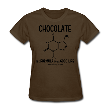 "Chocolate" - Women's T-Shirt brown / S - LabRatGifts - 1