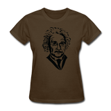 "Albert Einstein" - Women's T-Shirt brown / S - LabRatGifts - 5