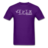 "I Ate Some Pie" (white) - Men's T-Shirt purple / S - LabRatGifts - 6