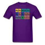 "Lady Gaga Periodic Table" - Men's T-Shirt purple / S - LabRatGifts - 5