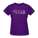 "I Ate Some Pie" (white) - Women's T-Shirt purple / S - LabRatGifts - 4