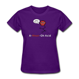 "A-Mean-Oh Acid" - Women's T-Shirt purple / S - LabRatGifts - 10