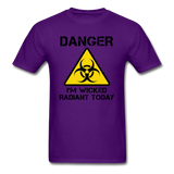 "Danger I'm Wicked Radiant Today" - Men's T-Shirt purple / S - LabRatGifts - 5