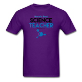 "World's Best Science Teacher" - Men's T-Shirt purple / S - LabRatGifts - 5