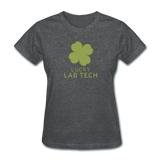"Lucky Lab Tech" - Women's T-Shirt deep heather / S - LabRatGifts - 6