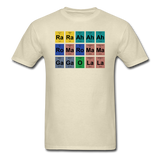 "Lady Gaga Periodic Table" - Men's T-Shirt khaki / S - LabRatGifts - 12