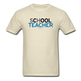 "sChOOL Teacher" - Men's T-Shirt khaki / S - LabRatGifts - 10