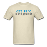 "-273.15 ºC is the Coolest" (gray) - Men's T-Shirt khaki / S - LabRatGifts - 4
