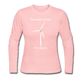 "I'm a Big Fan" - Women's Long Sleeve T-Shirt light pink / S - LabRatGifts - 2