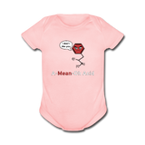 "A-Mean-Oh Acid" - Baby Short Sleeve One Piece light pink / Newborn - LabRatGifts - 5