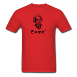 "Albert Einstein: E=mc²" - Men's T-Shirt red / S - LabRatGifts - 6