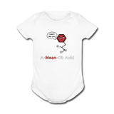 "A-Mean-Oh Acid" - Baby Short Sleeve One Piece white / Newborn - LabRatGifts - 4