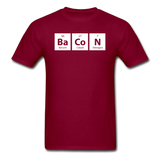 "BaCoN" - Men's T-Shirt burgundy / S - LabRatGifts - 3