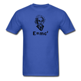 "Albert Einstein: E=mc²" - Men's T-Shirt royal blue / S - LabRatGifts - 8