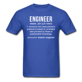 "Engineer" (white) - Men's T-Shirt royal blue / S - LabRatGifts - 8