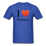 "I ♥ Science" (black) - Men's T-Shirt royal blue / S - LabRatGifts - 6
