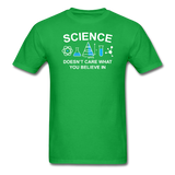 "Science Doesn't Care" - Men's T-Shirt bright green / S - LabRatGifts - 9
