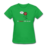 "A-Mean-Oh Acid" - Women's T-Shirt bright green / S - LabRatGifts - 8
