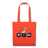 "WINe Periodic Table" - Tote Bag orange / One size - LabRatGifts - 6