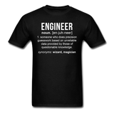 "Engineer" (white) - Men's T-Shirt black / S - LabRatGifts - 1