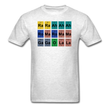 "Lady Gaga Periodic Table" - Men's T-Shirt light oxford / S - LabRatGifts - 15
