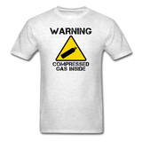 "Warning Compressed Gas Inside" - Men's T-Shirt light oxford / S - LabRatGifts - 10