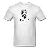 "Albert Einstein: E=mc²" - Men's T-Shirt light oxford / S - LabRatGifts - 10